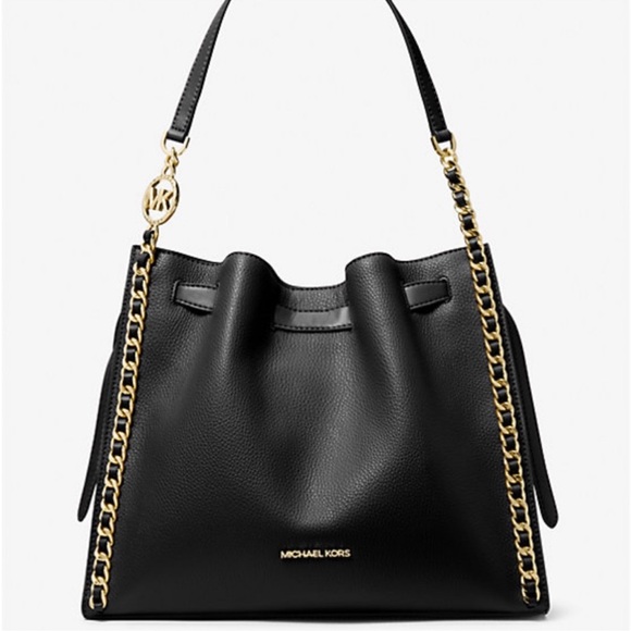 MICHAEL KORS
Mina Large Belted Chain Shoulder Bag BLACK COLOR - Picture 3 of 16